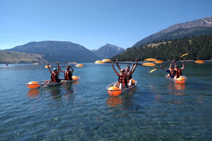 Glass Bottom Kayaks on Wallowa Lake