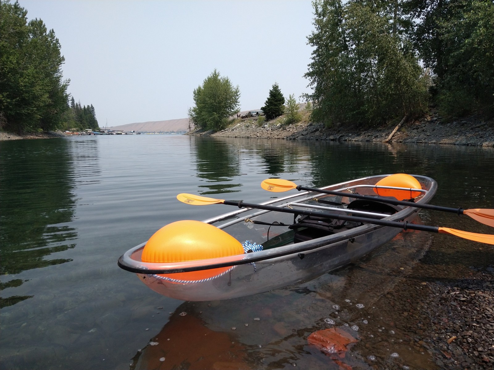 a small boat in a body of water