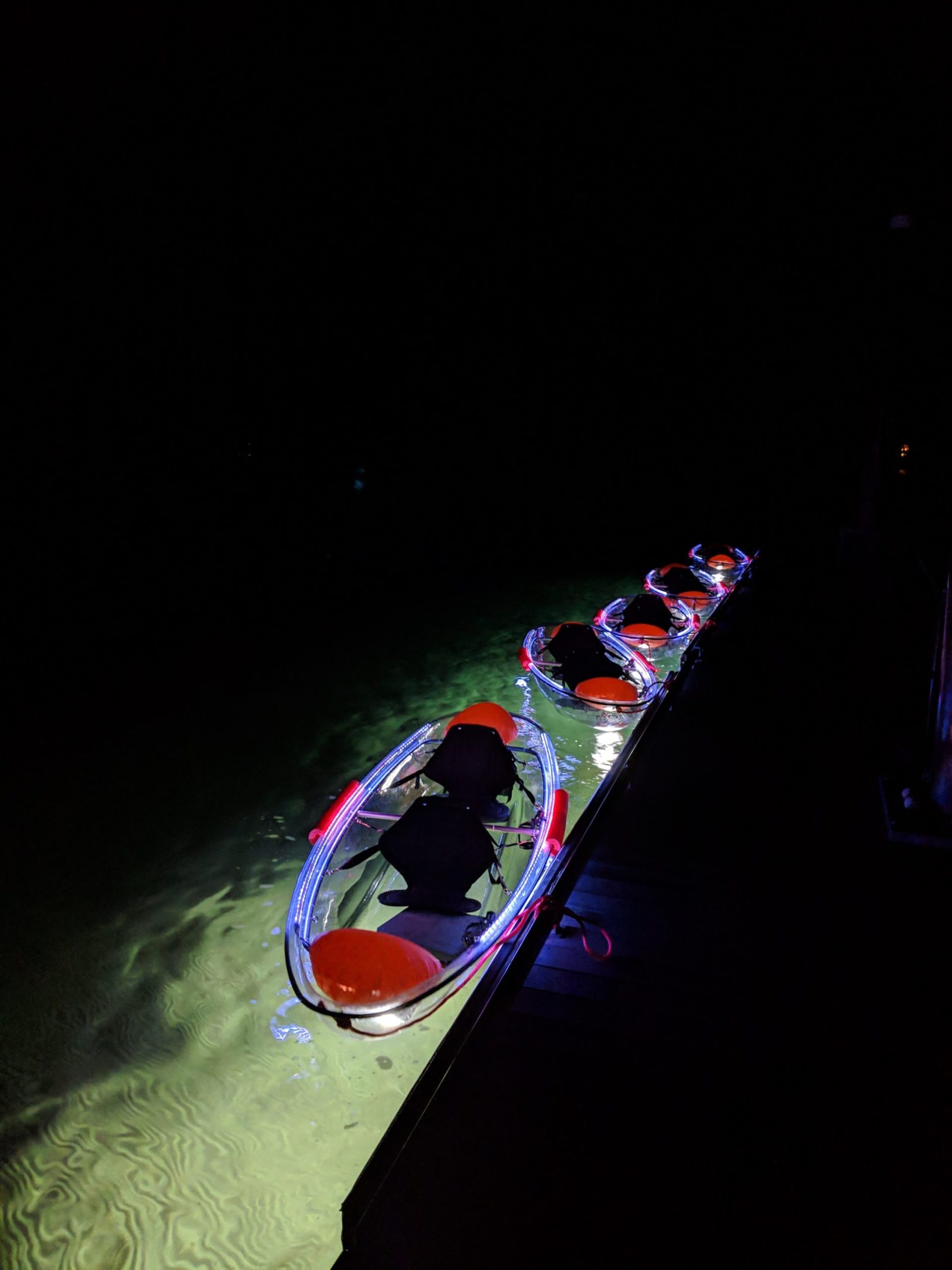 boats at night