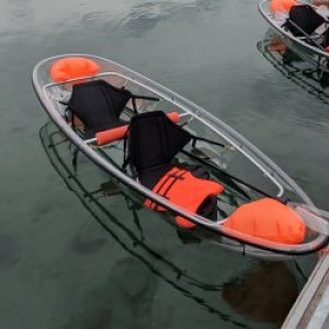 a small boat in a body of water